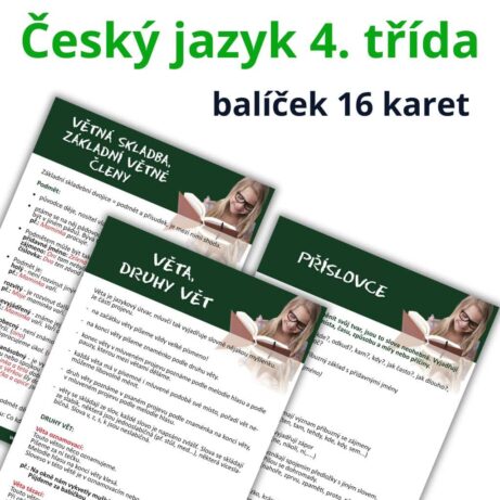 Balíček 16. učebních karet