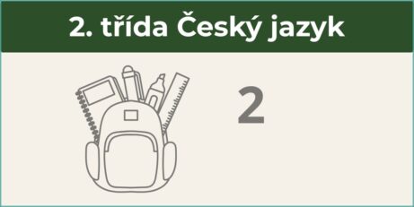 Ikona 2. třídy – učivo českého jazyka