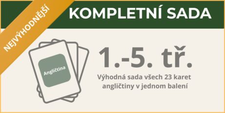 Ikona s nápisem „Všechny karty 1.–5. třída“