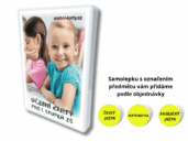 Plastová krabička na učební karty formátu A5 – úložný box s víkem
