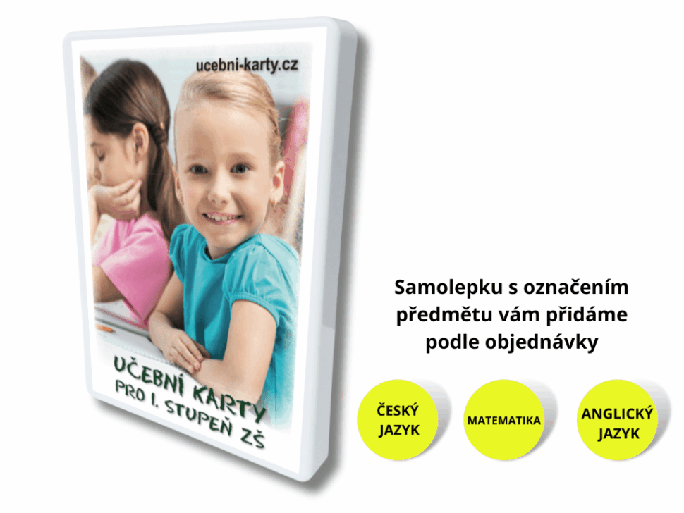 Plastová krabička na učební karty formátu A5 – úložný box s víkem
