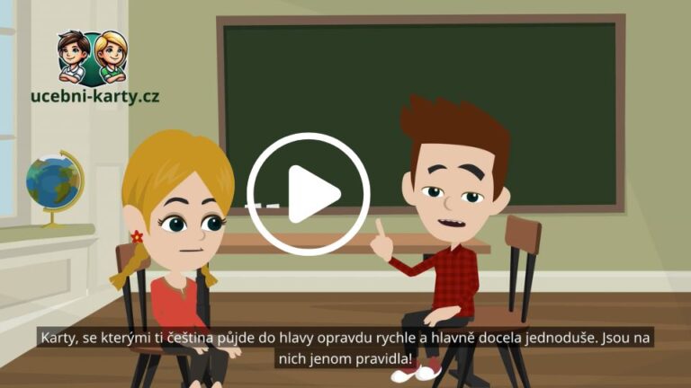 Ukázkové video učebních karet pro základní školu